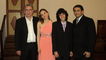 Abril 2014: Luego del Concierto, con Ana Vidovic, concertista, y mis amigos Carlos Magno García y David Vásquez