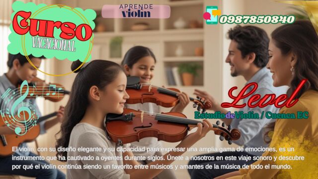 Estudia Violín en Cuenca con la mejor opción para tus niños