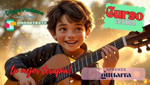 Ya estudiaste  guitarra en la escuela? pues con nosotros cursascolegio yuniversidad porque somos profesionales
