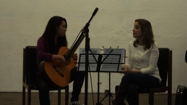 kimberly Toledo, estudiante de Marcelo en Master Class con Ana Vidovic